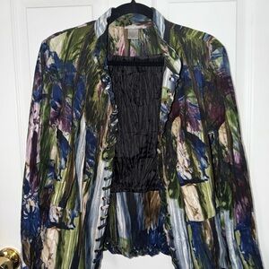 Alberto Makali Vibrant Multicolor Blazer